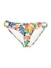 MILLY Cabana Tropical White Swimsuit Bottoms Size L - photo 1