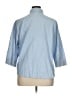 Assorted Brands 100% Cotton Blue 3/4 Sleeve Button-Down Shirt Size 1X - photo 2