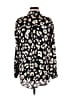 Zara Animal Print Black Long Sleeve Blouse Size M - photo 2
