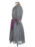 Isabella Sinclair 100% Polyester Houndstooth Gray Casual Dress Size S - photo 5