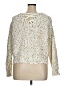 I.N. San Francisco Tweed White Pullover Sweater Size XL - photo 2