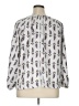 Ann Taylor LOFT Outlet 100% Polyester White 3/4 Sleeve Blouse Size XL - photo 2
