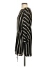 Ann Taylor LOFT 100% Polyester Stripes Black Casual Dress Size XS - photo 5