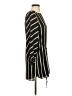 Ann Taylor LOFT 100% Polyester Stripes Black Casual Dress Size XS - photo 4