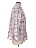 Talbots 100% Cotton Plaid Pink Long Sleeve Button-Down Shirt Size L - photo 4