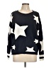 Unbranded Stars Blue Pullover Sweater Size L (estimated) - photo 1