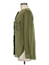 H&M 100% Polyester Green Long Sleeve Blouse Size 6 - photo 5