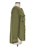 H&M 100% Polyester Green Long Sleeve Blouse Size 6 - photo 4