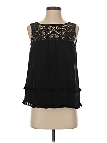 Studio M Sleeveless Silk Top (view 1)