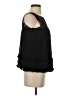 Studio M 100% Silk Black Sleeveless Silk Top Size S - photo 4