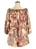 Shein Curve 100% Polyester Paisley Tan Romper Size 14 Plus (1) - photo 1