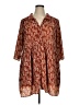 Flawless 100% Polyester Brown Casual Dress Size XL - photo 1