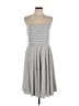 Maurices Stripes Gray Casual Dress Size L - photo 1
