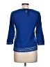 Talbots Blue 3/4 Sleeve Top Size L - photo 2
