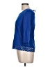 Talbots Blue 3/4 Sleeve Top Size L - photo 5