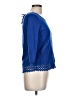 Talbots Blue 3/4 Sleeve Top Size L - photo 4