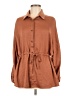 Unbranded Brown Long Sleeve Blouse Size M (estimated) - photo 1
