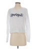 Assorted Brands 100% Cotton White Long Sleeve Top Size S - photo 1
