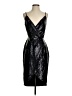 Venus 100% Polyester Metallic Black Cocktail Dress Size 2 - photo 1