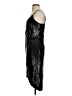 Venus 100% Polyester Metallic Black Cocktail Dress Size 2 - photo 5
