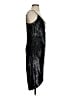 Venus 100% Polyester Metallic Black Cocktail Dress Size 2 - photo 4