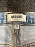 AGOLDE 100% Cotton Stars Blue Denim Shorts Size 32 waist - photo 3