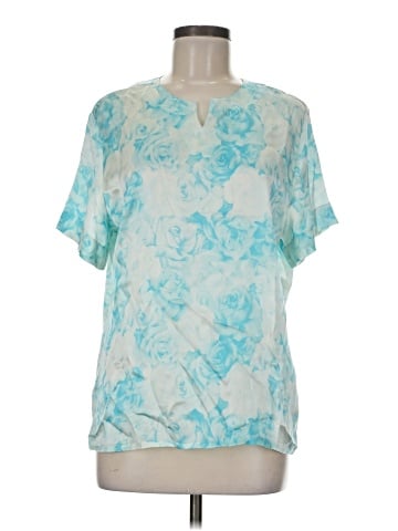 Escada by Margaretha Ley Short Sleeve Blouse (view 1)