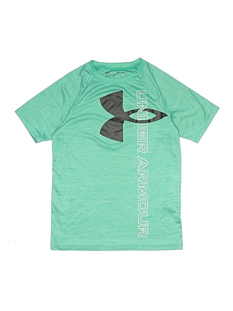 Pre-owned Under Armour Kids' Active T-shirt In Green