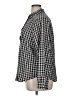 Ann Taylor LOFT Outlet Houndstooth Gray Long Sleeve Blouse Size XL - photo 5
