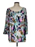 Unbranded Purple 3/4 Sleeve Blouse Size L (estimated) - photo 1