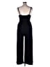 Cider Solid Black Jumpsuit Size XL - photo 2