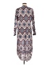 Assorted Brands Print Ivory Casual Dress Size M - photo 2