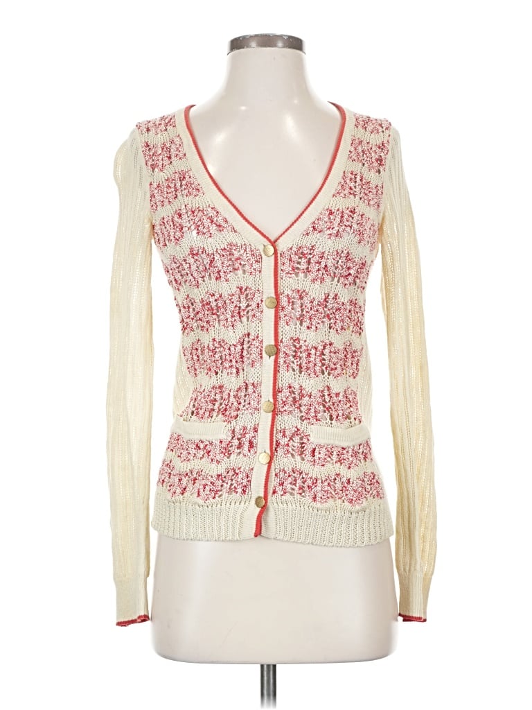 Pre-owned Sparrow Cardigan Sweater In White