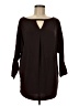 Athleta Brown 3/4 Sleeve Blouse Size M - photo 1