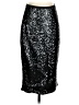 Express 100% Nylon Silver Formal Skirt Size 4 - photo 1