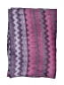 Unbranded 100% Polyester Chevron-herringbone Purple Scarf One size - photo 2