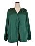 Lularoe Green Long Sleeve Blouse Size 2X - photo 1