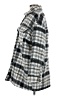 Universal Thread Plaid Gray Ivory Coat Size M - photo 5
