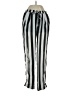 Very J 100% Polyester Stripes Silver Casual Pants Size S - photo 1