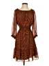 Bar III 100% Polyester Animal Print Brown Cocktail Dress Size S - photo 1