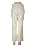 Ecru Solid Ivory Dress Pants Size L - photo 2