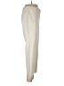 Ecru Solid Ivory Dress Pants Size L - photo 4