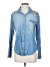 BDG Blue Long Sleeve Button-Down Shirt Size S - photo 1