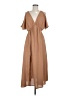 Shein 100% Polyester Tan Casual Dress Size 6 - photo 1