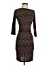 Veronica M. Chevron-herringbone Brown Cocktail Dress Size S - photo 1