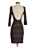 Veronica M. Chevron-herringbone Brown Cocktail Dress Size S - photo 2