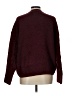 Elodie Solid Burgundy Pullover Sweater Size L - photo 2