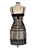Bebe Graphic Black Cocktail Dress Size 4 - photo 2