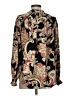 Fate 100% Polyester Paisley Black Long Sleeve Blouse Size S - photo 2