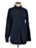 GOODTHREADS Polka Dots Blue Long Sleeve Button-Down Shirt Size S - photo 1